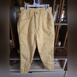 Gitano Vintage Yellow High Waist Jeans 10 Short